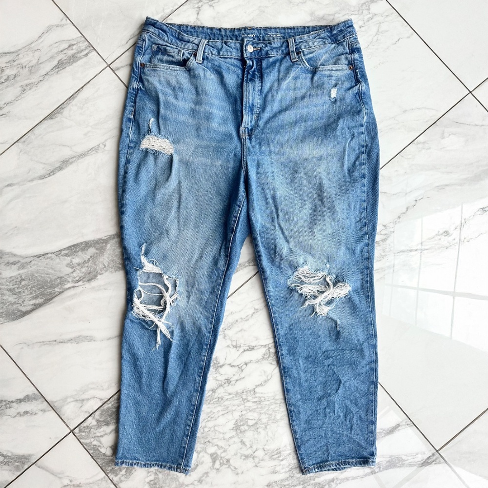 Higher High-Waisted OG Straight Ripped Jeans - Picture 2 of 6